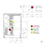 Poêle à granulés Jolly Mec Dory Angolo S 9 kW Sortie Fumée Postérieure Ø80 mm – Image 3