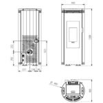 Poêle à granulés La Nordica Extraflame Amika Evo 8 kW – Image 4