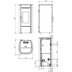 Poêle à granulés Extraflame Marina Idro H13 - 17.5 kW Hydro – Image 3