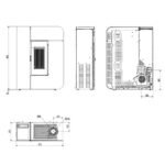 Poêle à granulés MCZ ALEA Air 7 S1 XUP! 7 kW – Image 5
