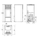 Poêle à granulés MCZ CLIO Hydro 16 S2 16.1 kW – Image 6