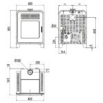 Poêle à granulés MCZ CUTE Air 8 M1+ 8 kW – Image 2
