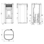 Poêle à granulés MCZ MUSA Comfort Air 12 M3 11.9 kW – Image 7