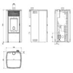 Poêle à granulés MCZ EGO Air 8 UP! M3 8.1 kW – Image 6