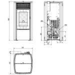 Poêle à granulés MCZ EGO Hydromatic 12 M2+ 11.9 kW – Image 6