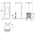 Poêle à granulés MCZ HALO Air 8 M2 8.1 kW – Image 6
