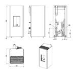 Poêle à granulés MCZ MAKO Comfort Air Matic 8 M1+ Core 8 kW – Image 5