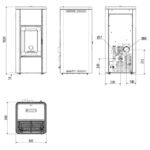 Poêle à granulés MCZ MIDA Air 8 S1 8.3 kW – Image 7