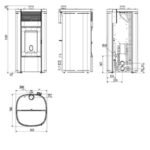 Poêle à granulés MCZ MUSA Comfort Air 12 UP! M3 11.9 kW – Image 7