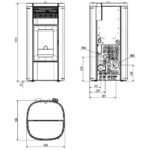 Poêle à granulés MCZ MUSA Hydromatic 18 M2+ 17.7 kW – Image 6