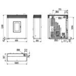 Poêle à granulés MCZ PHILO Comfort Air 14 UP! M2 13.8 kW – Image 5