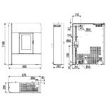 Poêle à granulés MCZ RAAM Comfort Air 8 S2 7.8 kW – Image 3