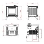 Poêle à granulés Palazzetti Ecofire Cesare II 9.2 kW – Image 3
