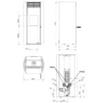 Poêle à granulés Palazzetti Ecofire Clelia 13 kW – Image 3