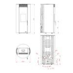 Poêle à granulés Palazzetti Ecofire Emily TC 6 kW – Image 2