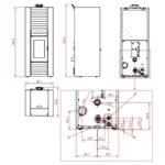 Poêle à granulés Palazzetti Ecofire Martina Idro Lux 13 - 10.3 kW Hydro – Image 2