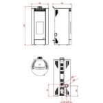 Poêle à granulés Palazzetti Ecofire Melita 8 kW – Image 3