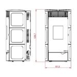 Poêle à granulés Palazzetti Ecofire Nadine 13.2 kW – Image 2