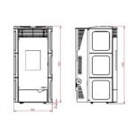 Poêle à granulés Palazzetti Ecofire Nadine US Pro 2 - 12 kW – Image 3