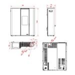 Poêle à granulés Palazzetti Ecofire Scarlet Lux TC US 6.1 kW – Image 2