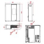 Poêle à granulés Palazzetti Ecofire Scarlet TC US 6 kW – Image 2