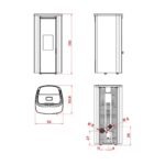 Poêle à granulés Palazzetti Ecofire Theo TC 6 kW – Image 4