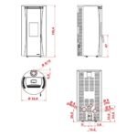 Poêle à granulés Palazzetti Ecofire Vivi TC US 9 kW – Image 4