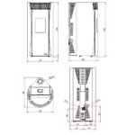 Poêle à granulés Palazzetti Ecofire Vivienne 9 US 9 kW – Image 6