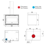 Poêle à bois Edilkamin Bench 65 - 14.9 kW – Image 4
