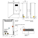 Poêle à granulés canalisable Ravelli Stilo 12 kW Sortie Fumée Supérieure – Image 2