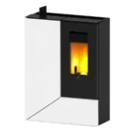 Poêle à granulés canalisable Ravelli Stilo 12 kW Sortie Fumée Supérieure – Image 7