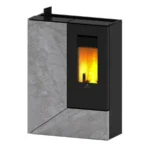 Poêle à granulés canalisable Ravelli Stilo 12 kW Sortie Fumée Supérieure – Image 6
