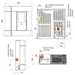 Poêle à granulés étanche Ravelli Elettra  9 kW WiFi Sortie Fumée Supérieure – Image 2
