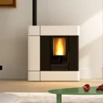 Poêle à granulés étanche Ravelli Elettra  9 kW WiFi Sortie Fumée Supérieure – Image 3