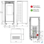 Poêle à granulés Jolly Mec Ambria 2 - 6 kW Sortie Fumée Postérieure Ø80 mm – Image 2