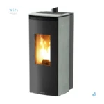 Poêle à granulés Jolly Mec Bridge 8 kW Sortie Fumée Supérieure Coaxiale Ø8/13 cm – Image 6