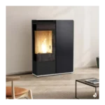 Poêle à granulés Jolly Mec Dory Angolo S 9 kW Sortie Fumée Supérieure Coaxiale Ø8/13 cm – Image 4