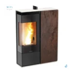 Poêle à granulés Jolly Mec Dory Angolo S 9 kW Sortie Fumée Supérieure Coaxiale Ø8/13 cm – Image 5