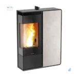 Poêle à granulés Jolly Mec Dory Angolo S 9 kW Sortie Fumée Supérieure Coaxiale Ø8/13 cm – Image 8