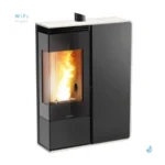 Poêle à granulés Jolly Mec Dory Angolo S 9 kW Sortie Fumée Supérieure Coaxiale Ø8/13 cm – Image 9