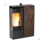 Poêle à granulés Jolly Mec Dory Angolo S 9 kW Sortie Fumée Supérieure Ø80 mm – Image 9