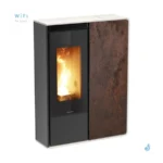 Poêle à granulés Jolly Mec Dory Frontale S 9 kW Sortie Fumée Postérieure Ø80 mm – Image 6