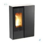 Poêle à granulés Jolly Mec Dory Frontale S 9 kW Sortie Fumée Postérieure Ø80 mm – Image 9