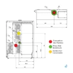 Poêle à granulés Jolly Mec Dory Frontale S 9 kW Sortie Fumée Supérieure Coaxiale Ø8/13 cm – Image 3