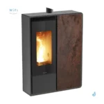 Poêle à granulés Jolly Mec Dory Frontale S 9 kW Sortie Fumée Supérieure Coaxiale Ø8/13 cm – Image 9