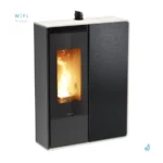 Poêle à granulés Jolly Mec Dory Frontale S 9 kW Sortie Fumée Supérieure Ø80 mm – Image 11