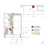 Poêle à granulés Jolly Mec Dory Frontale S 9 kW Sortie Fumée Supérieure Ø80 mm – Image 3