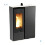 Poêle à granulés Jolly Mec Dory Frontale S 9 kW Sortie Fumée Supérieure Ø80 mm – Image 9