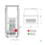 Poêle à granulés Jolly Mec E-SQUARE 6 kW Sortie Fumée Postérieure Ø80 mm – Image 3