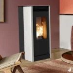 Poêle à granulés Jolly Mec E-SQUARE 6 kW Sortie Fumée Postérieure Ø80 mm – Image 6